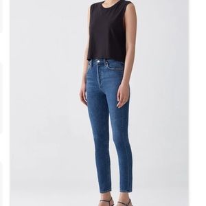 AGolde Nico High-rise Slim, EUC wash- Subdued 23. Priced to sell!